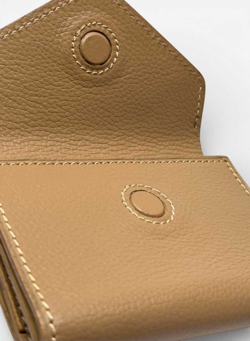 Emery Victoria Trifold Wallet Tan - Image 5